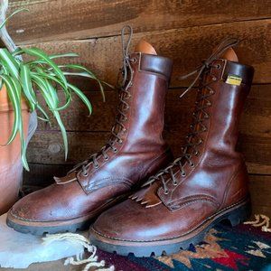 Custom White's Boots